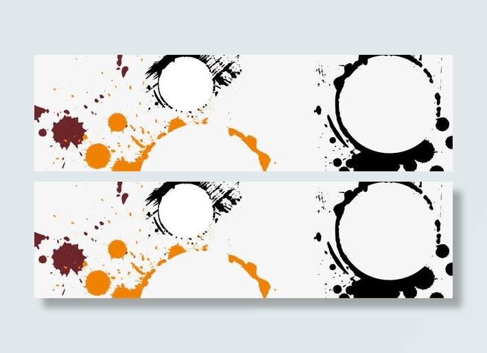 彩色圆圈banner