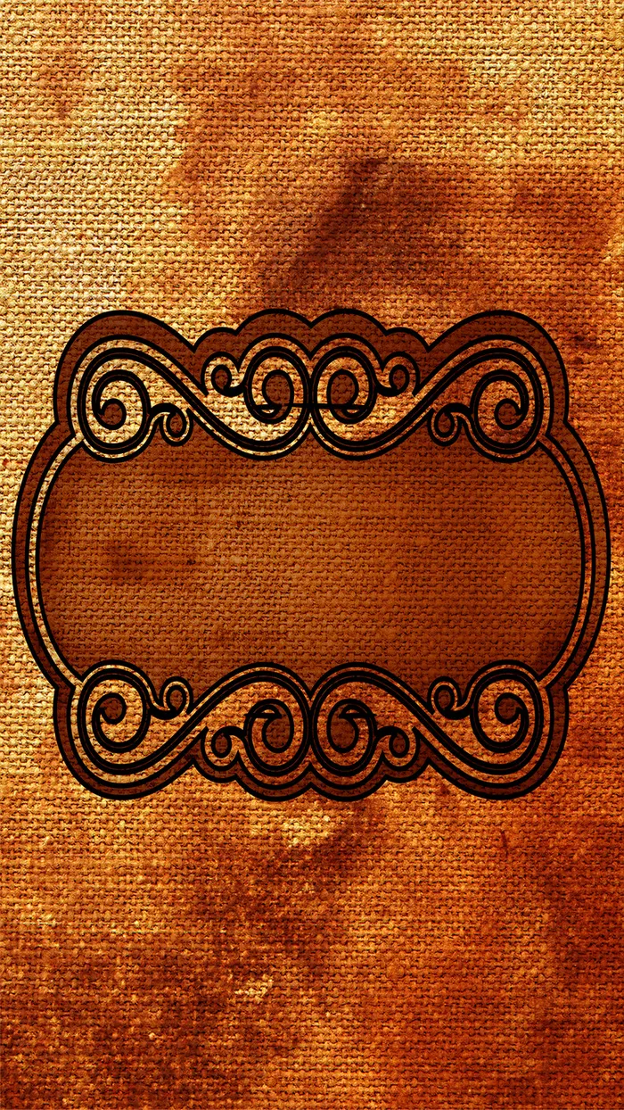 复古布纹黄色H5背景素材高清