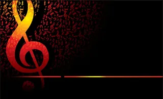 黑色 音乐底纹免抠