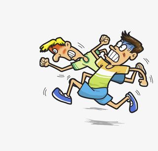 赛跑的运动员免抠