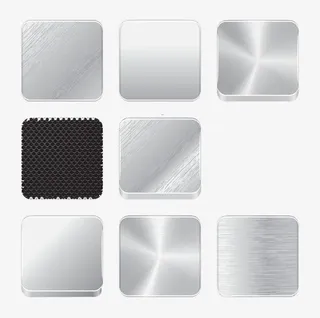 金属按钮图标高清免扣素材免抠