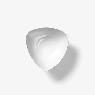 白色三角形盘子免抠