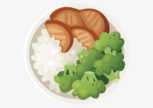 矢量卡通手绘美食免抠