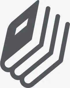 开学手绘灰色书本免抠