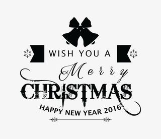 创意合成手绘扁平风格圣诞节元素效果免抠