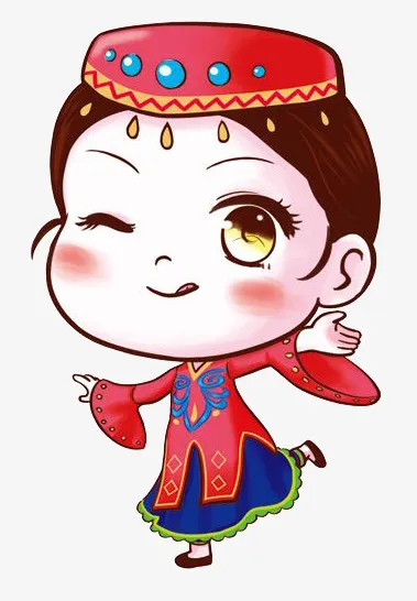 卡通女孩免抠