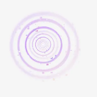 科技感光圈隧道创意免抠