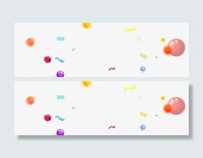 漂浮彩色几何球素材免抠