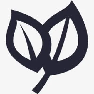 手绘黑色绿叶图标免抠