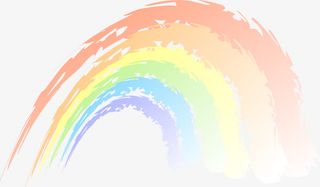 卡通彩虹免抠
