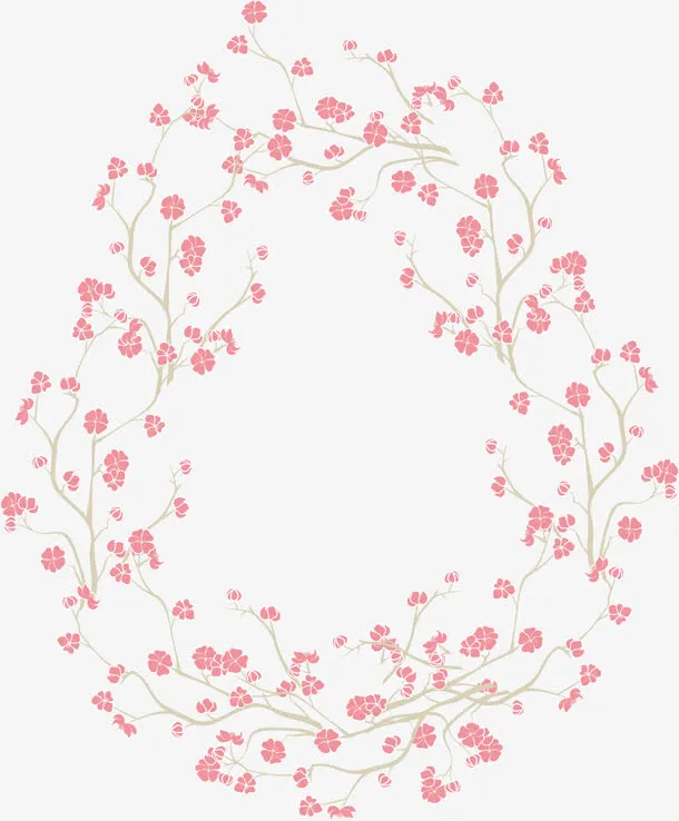 花卉边框免抠