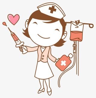 输液的女孩免抠