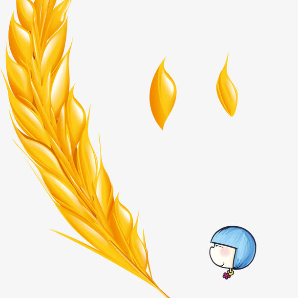 金色麦子免抠
