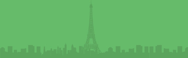 绿色城市剪影banner