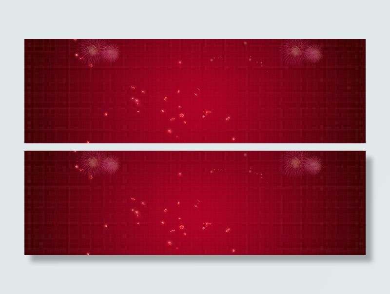 科技质感红色背景banner高清