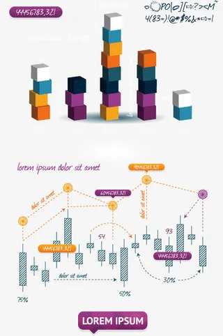 数据统计素材免抠