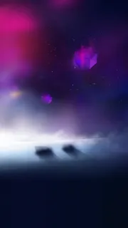 彩色立体几何光影H5背景高清