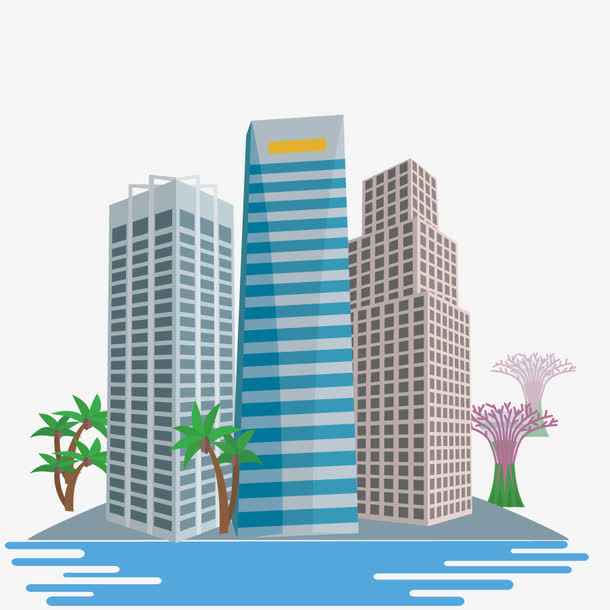矢量建筑房子免抠