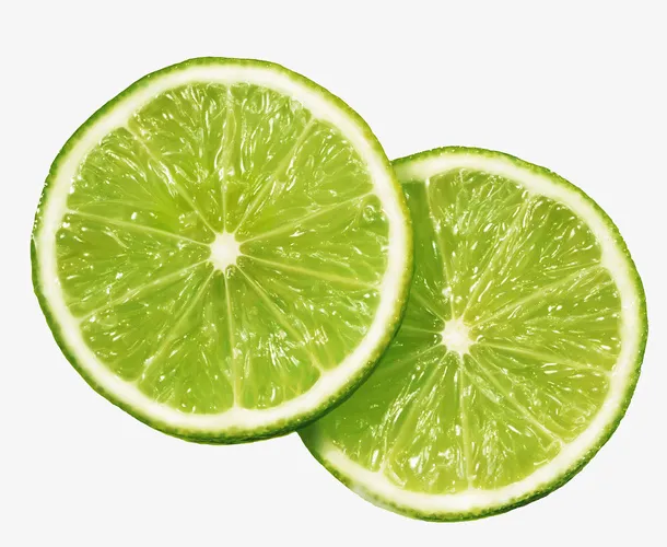 青柠檬切片免抠