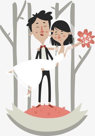 矢量手绘新人免抠