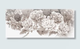 黑色牡丹花免抠