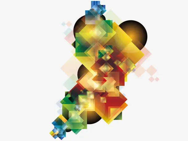 不规则碎片免抠