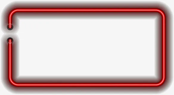 橙色闪耀框架免抠