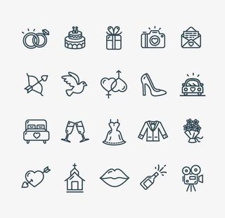 情人节爱情按钮图标免抠