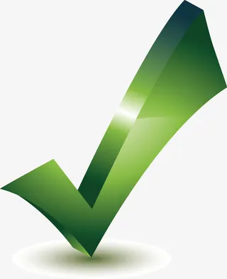 对号矢量免抠图标元素