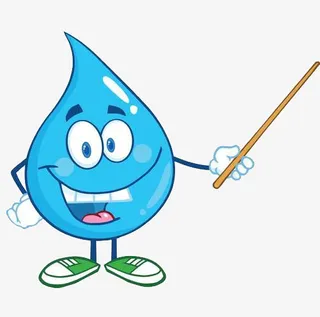 拿着棒子的水滴免抠