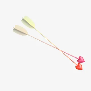 彩色渐变射箭免抠