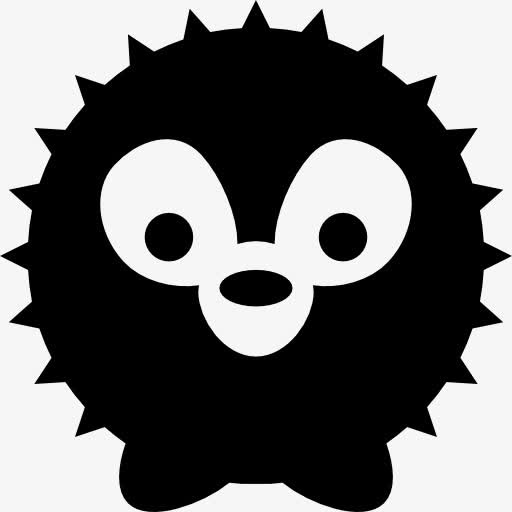 刺猬图标免抠