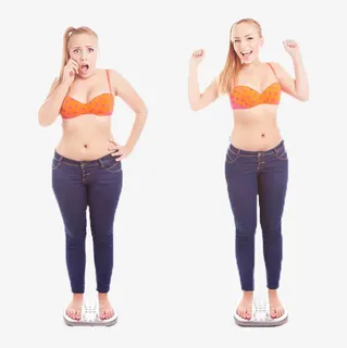 健康纤体减肥PNG免抠