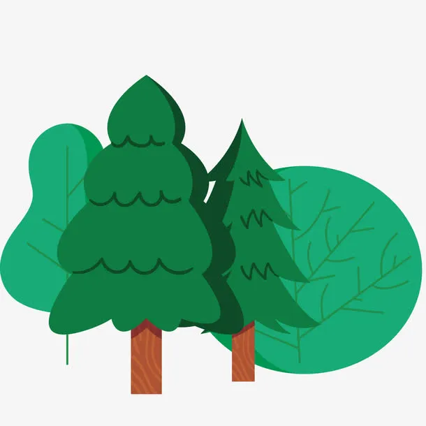 绿色森林免抠