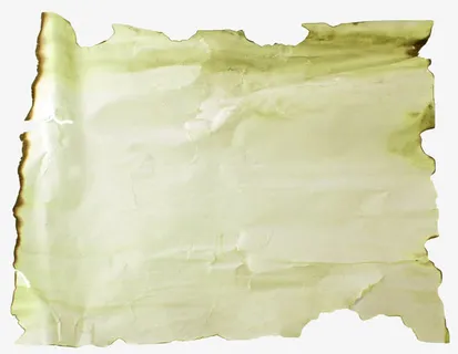 黄色做旧烧痕纸张免抠 黄色做旧烧痕纸张免抠