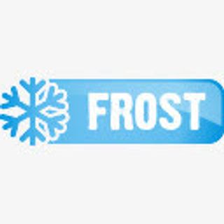 蓝色雪花卡通标签免抠