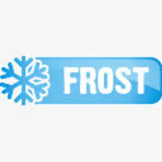 蓝色雪花卡通标签免抠