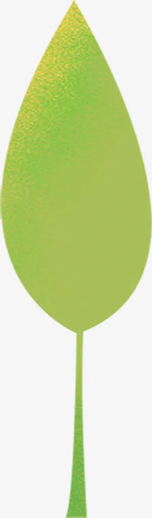 渐变绿色高脚树免抠