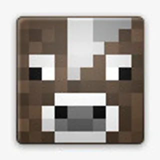 牛Minecraft的头像图标免抠