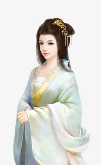 立绘古风人物美女免抠