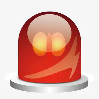 安全警报灯免抠