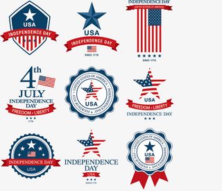 美国独立日素材免抠