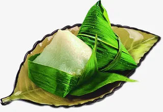 创意合成水彩效果端午节粽子免抠