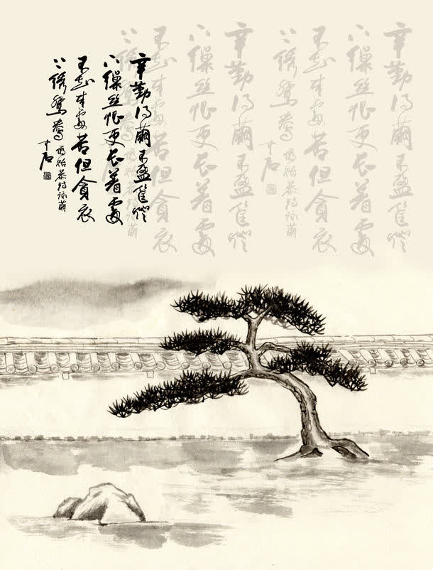 中国风背景墙