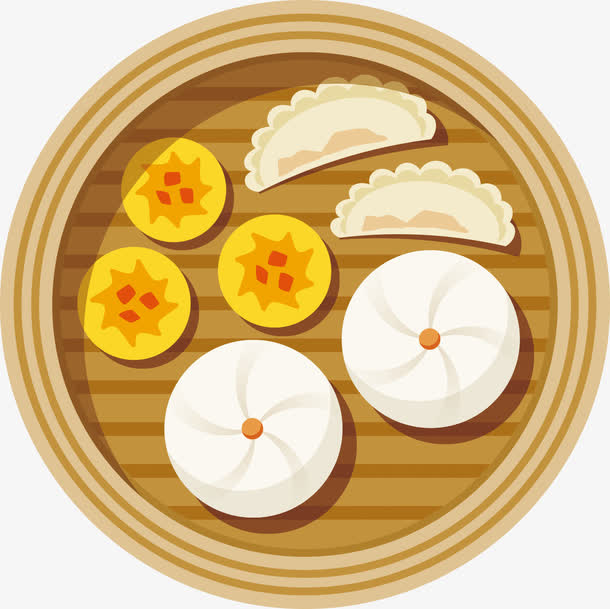 早点点心矢量素材免抠