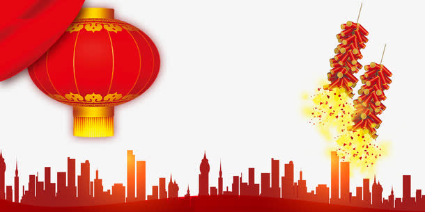 红色灯笼免抠