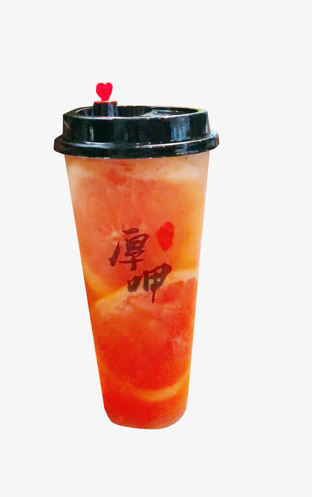 厚呷 柚子 奶茶奶盖免抠