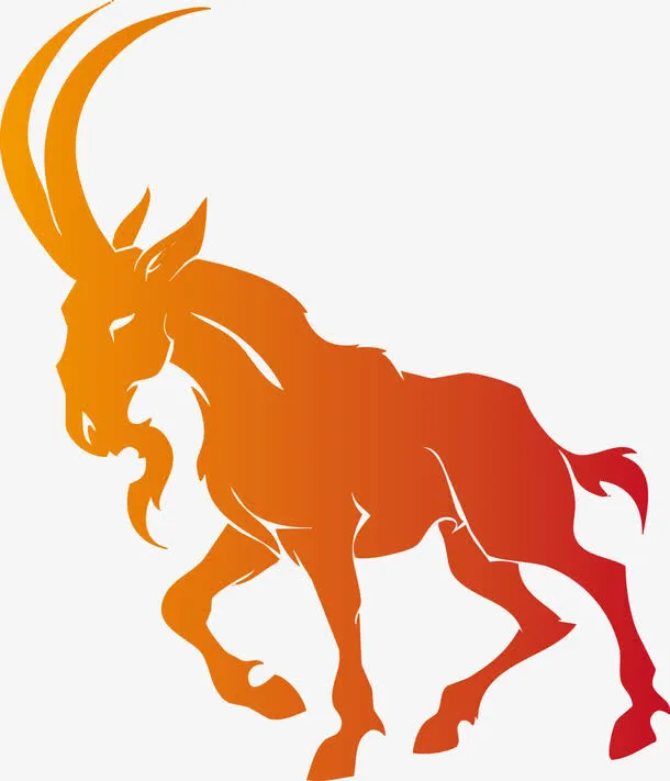 矢量藏羚羊免抠