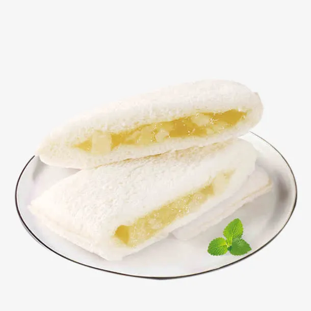 苹果菠萝夹心面包免抠
