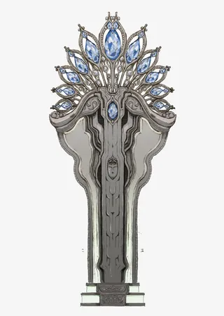 神秘石雕奇幻孔雀免抠